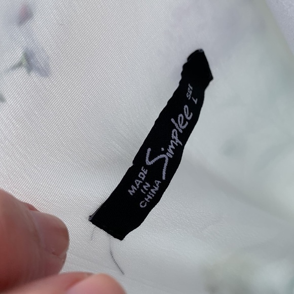 one shoulder mini dress peplum style flowing fabric garden flower print fairy - Picture 12 of 14